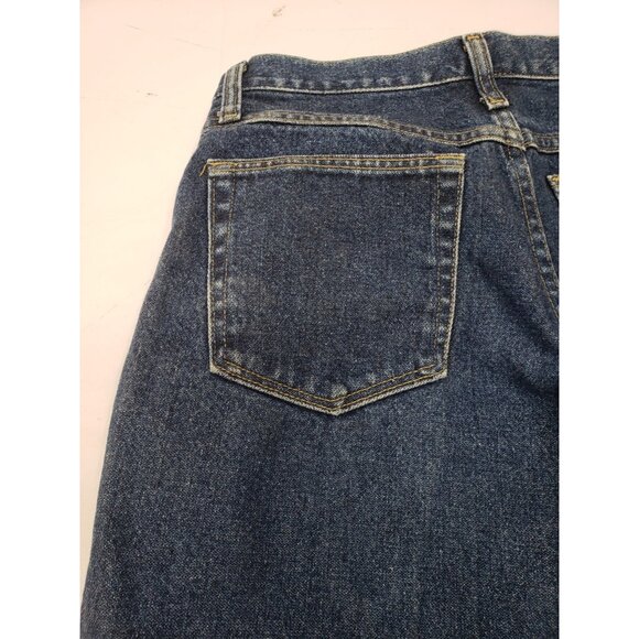 Wrangler Twenty X Women’s Size 9/10 x 32 Straight Leg Denim Dark Wash Jeans - Picture 12 of 16